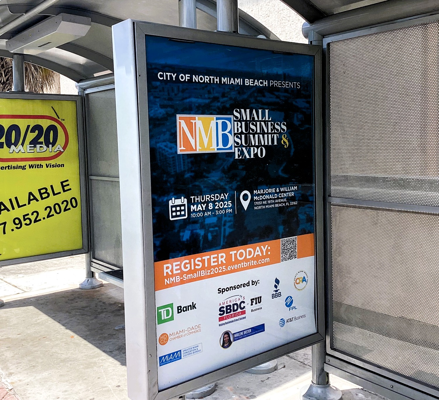 20/20 Media’s North Miami Beach Bus Shelters Offer Local Businesses a High-Visibility Advertising Opportunity